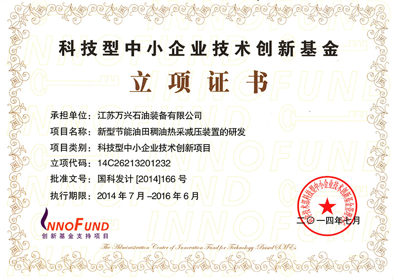       科技型中小企業(yè)技術創(chuàng)新項目